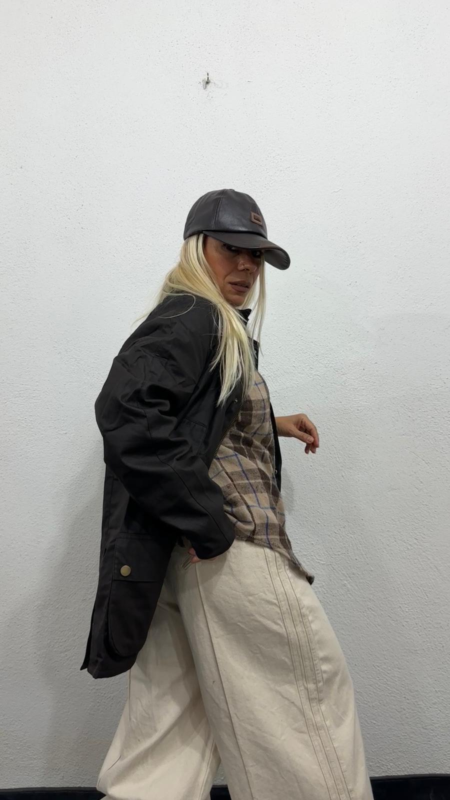 NuNu By Barbour İlhamlı Acı Kahve Oversize Mont