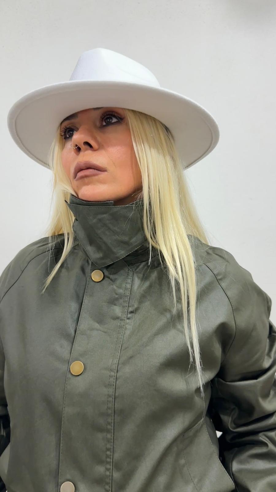 NuNu By Barbour İlhamlı Haki Oversize Mont