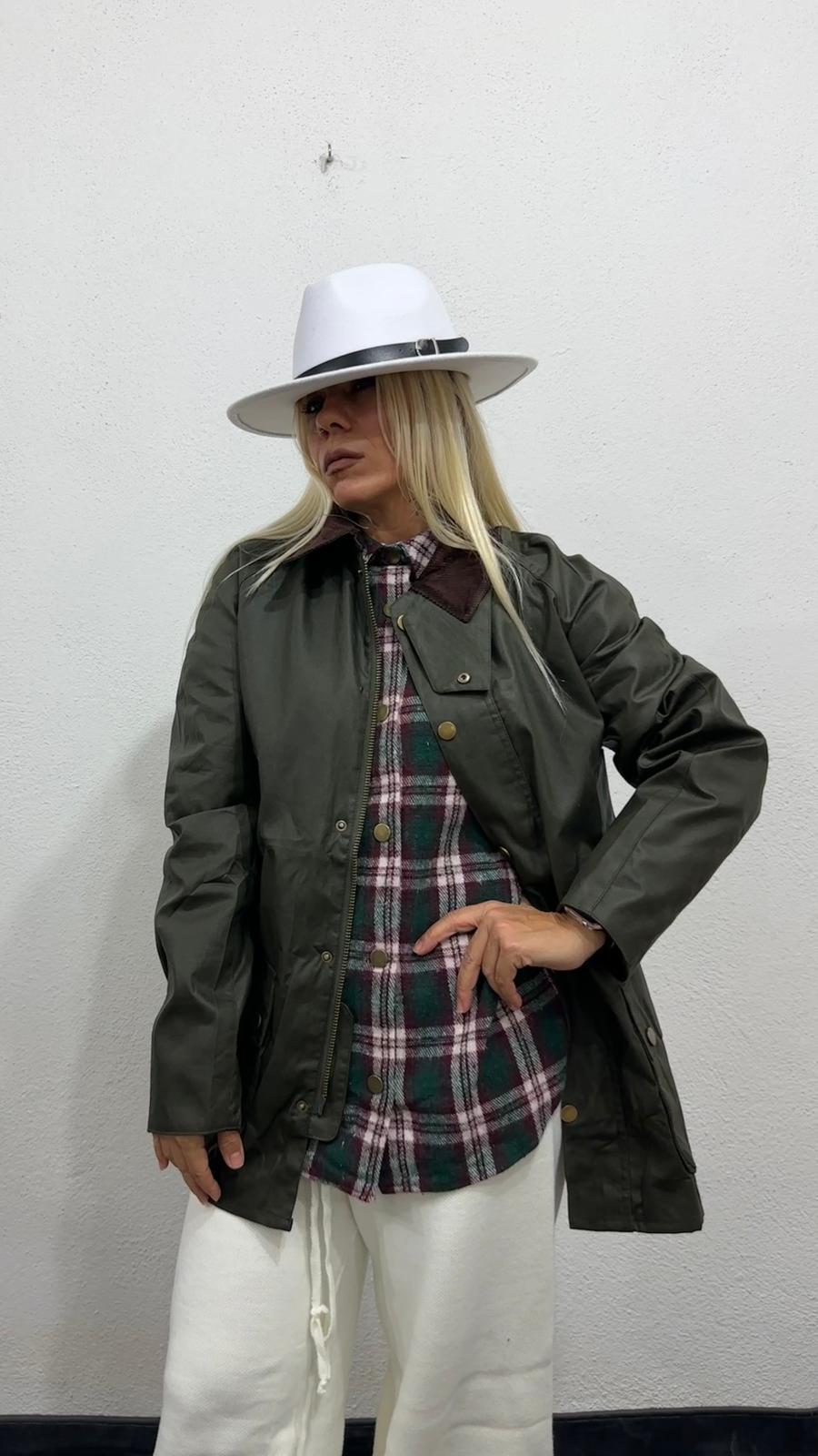 NuNu By Barbour İlhamlı Haki Oversize Mont