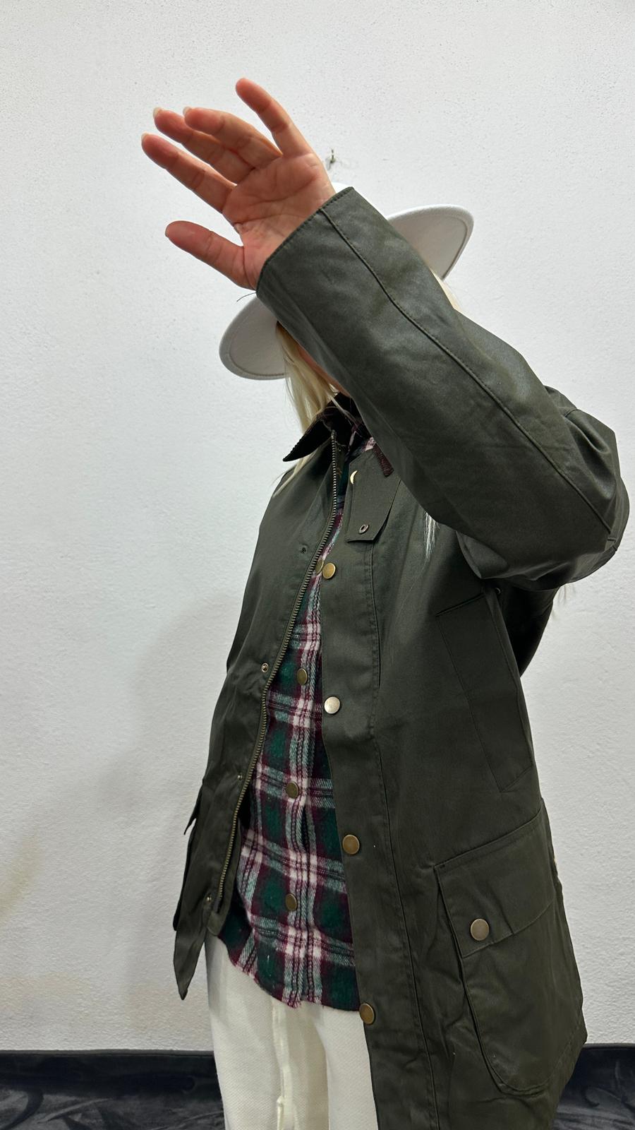 NuNu By Barbour İlhamlı Haki Oversize Mont