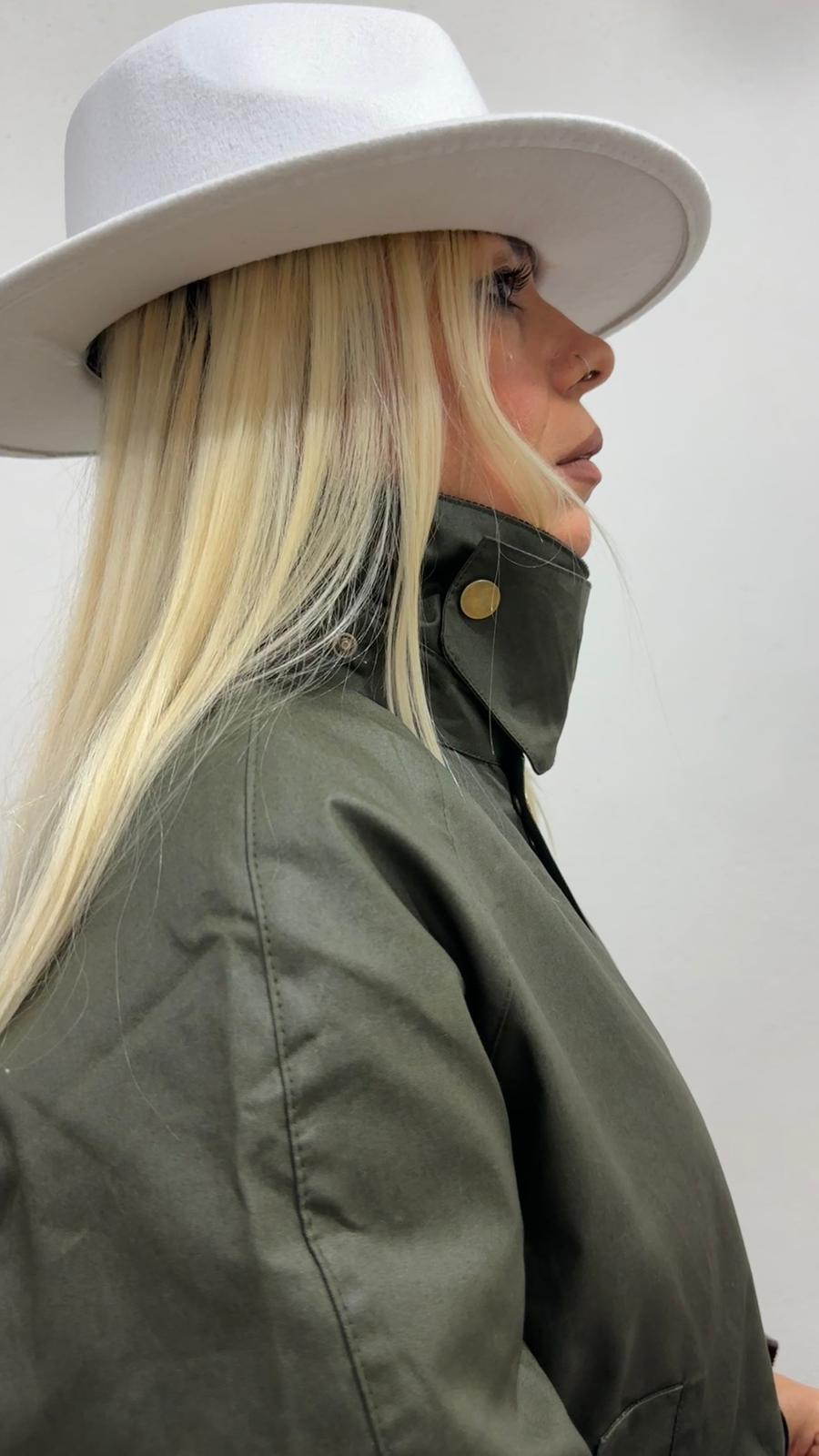 NuNu By Barbour İlhamlı Haki Oversize Mont