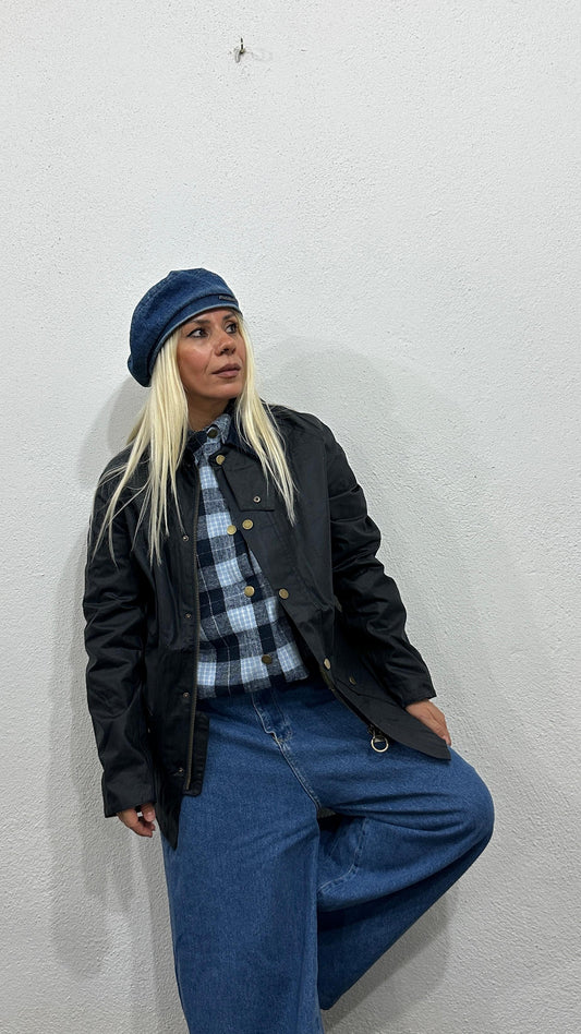 NuNu By Barbour İlhamlı Lacivert Oversize Mont