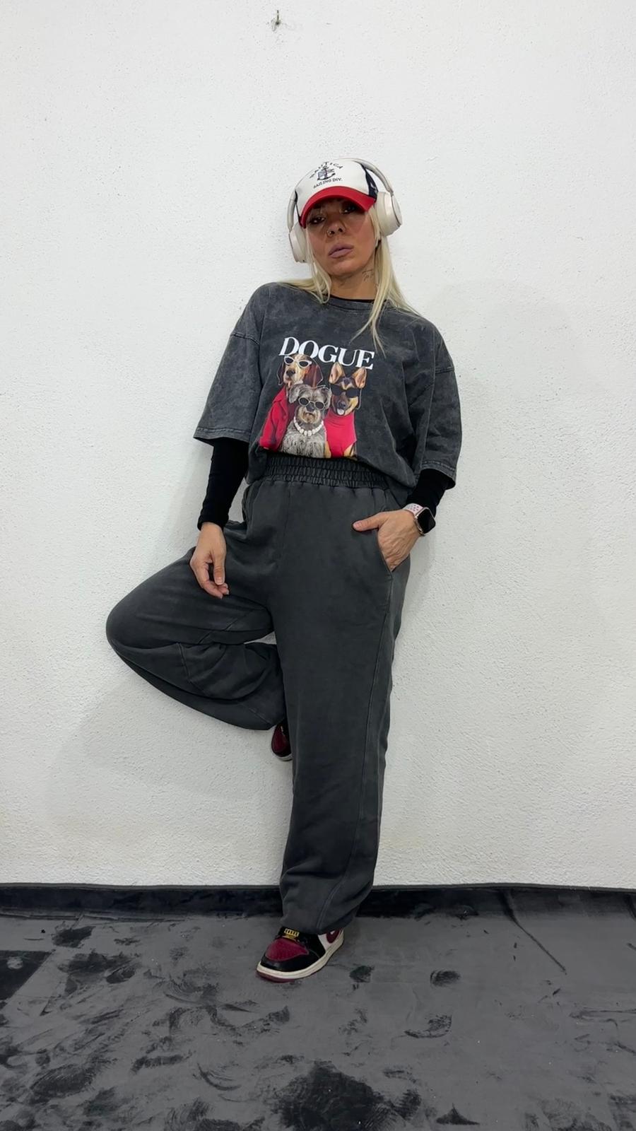 NuNu By Basic Oversize Antrasit Yıkama Joger Eşofman