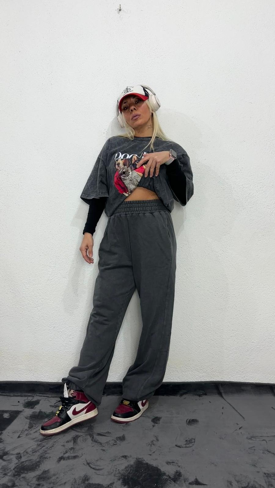 NuNu By Basic Oversize Antrasit Yıkama Joger Eşofman L