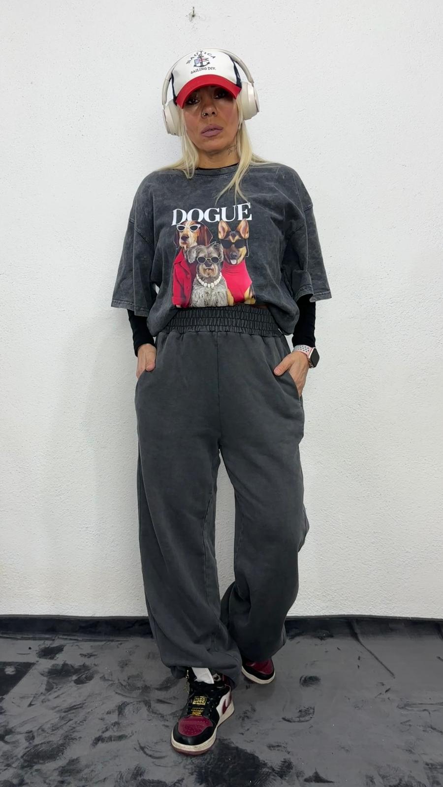NuNu By Basic Oversize Antrasit Yıkama Joger Eşofman