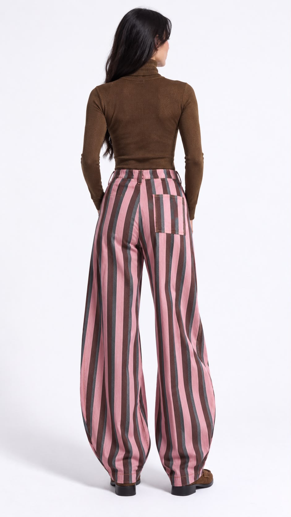 NuNu By Candy Stripe Balon Fit Kadın Pantolon