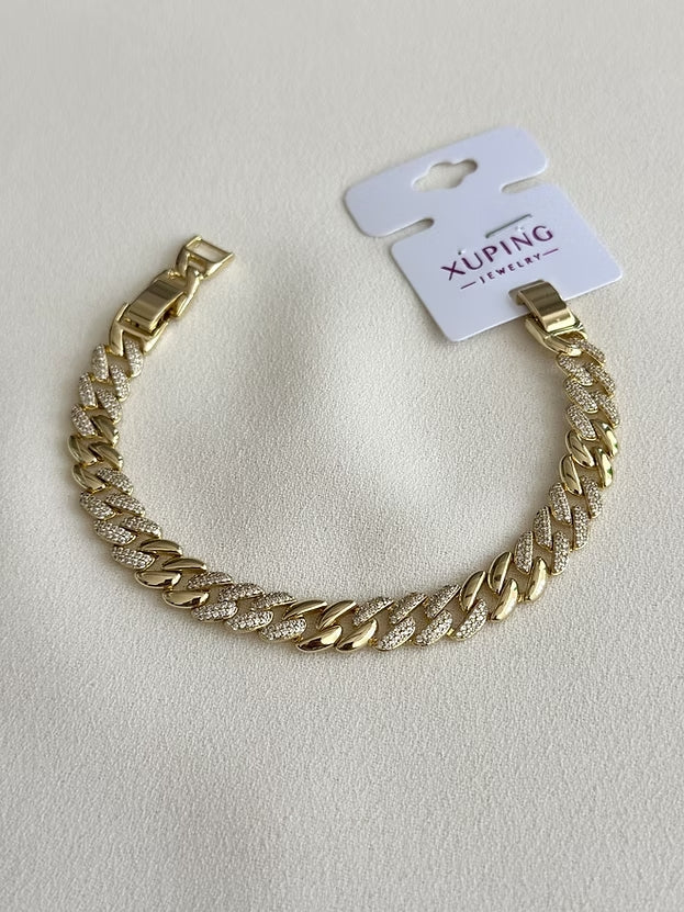 NuNu By Cuban Glow Xuping Taş Detaylı Gurmet Bileklik