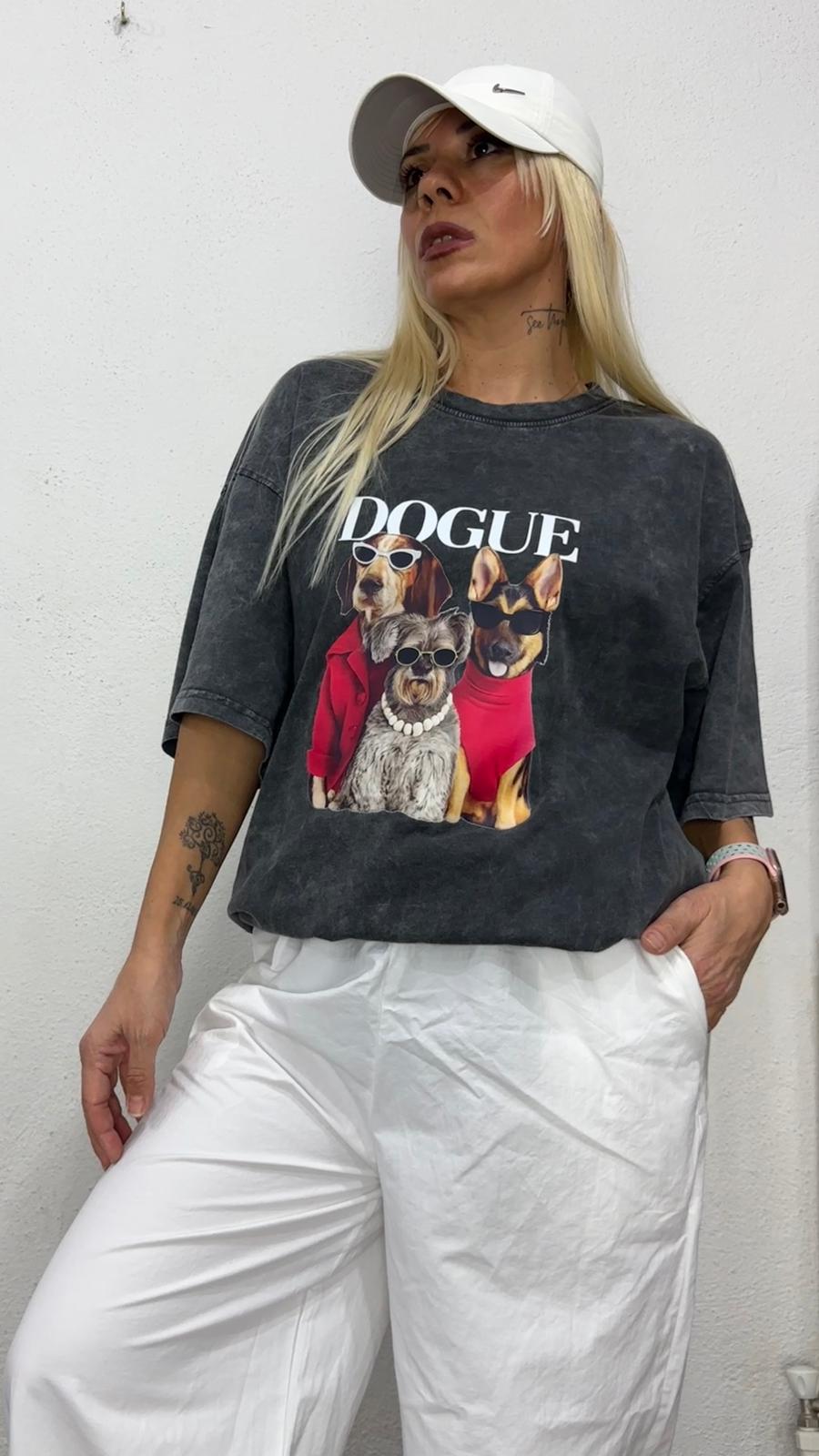 NuNu By Dogue Antrasit Yıkama Oversize T-Shirt