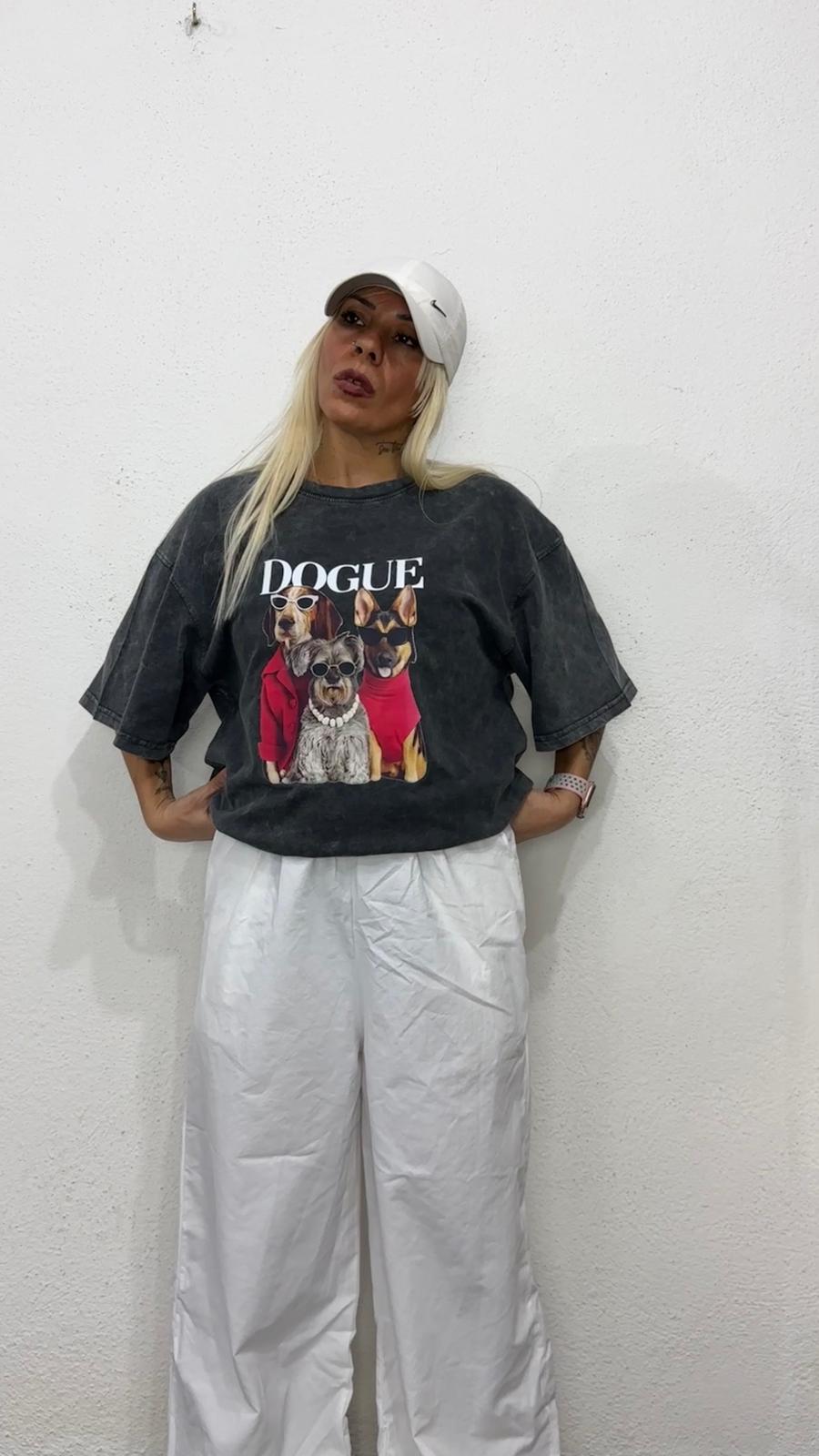 NuNu By Dogue Antrasit Yıkama Oversize T-Shirt