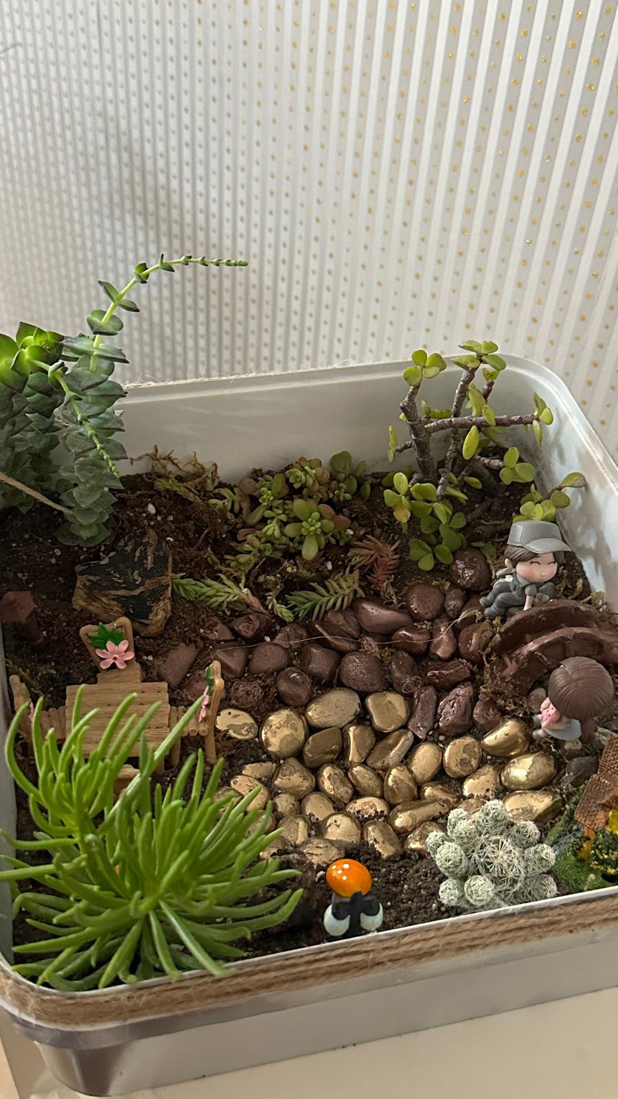 NuNu By Fairy Garden Minyatür Peri Köyü – Kişiye Özel Tasarım Teraryum