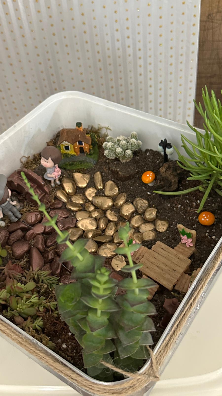 NuNu By Fairy Garden Minyatür Peri Köyü – Kişiye Özel Tasarım Teraryum