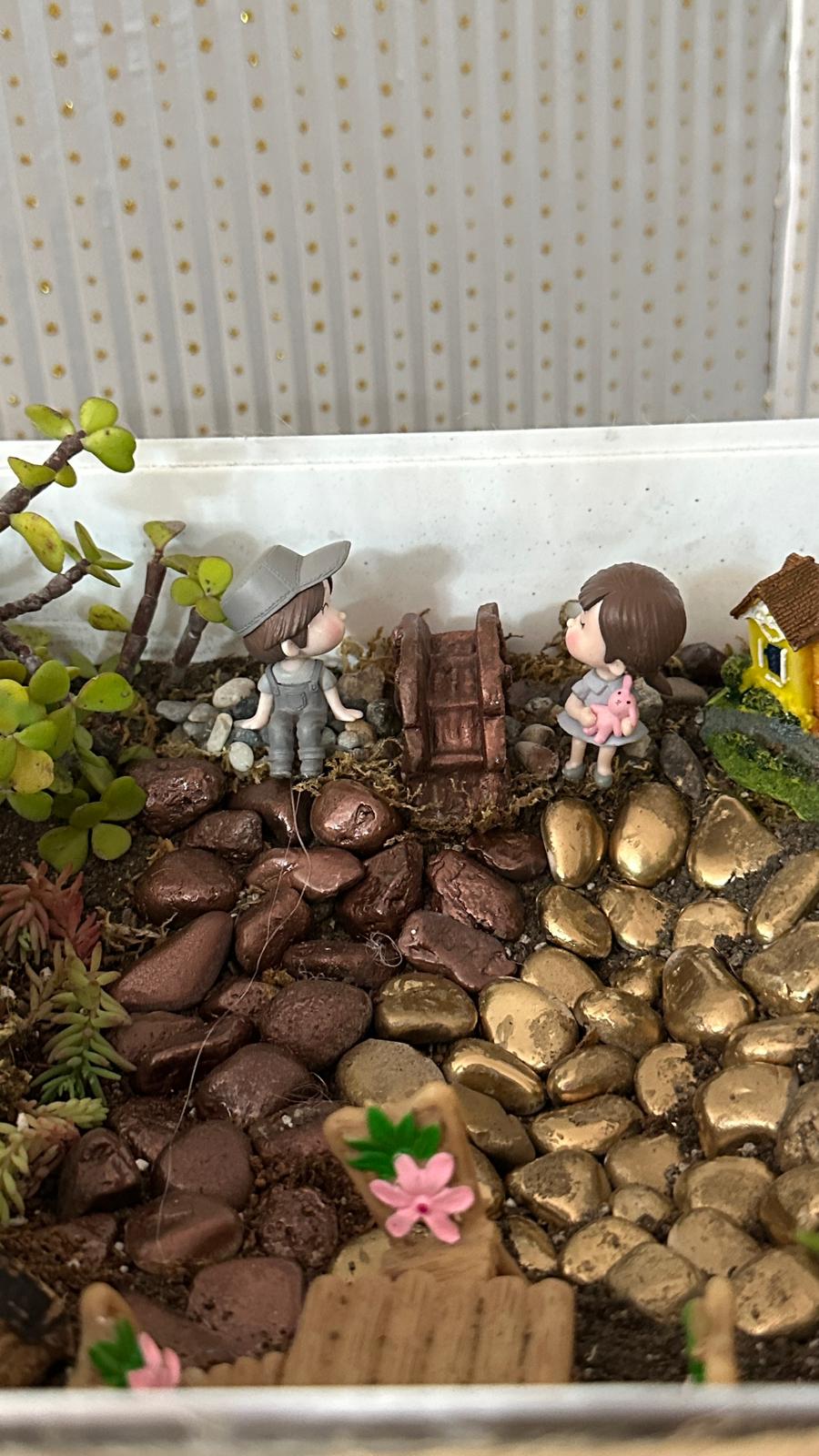 NuNu By Fairy Garden Minyatür Peri Köyü – Kişiye Özel Tasarım Teraryum