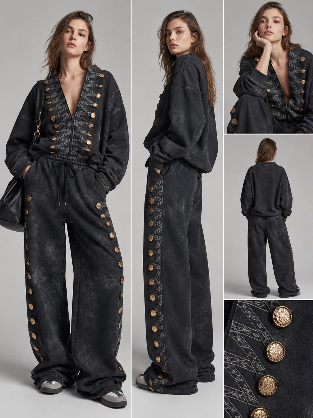 NuNu By Imperial Gold Oversize Kadın Eşofman Takımı