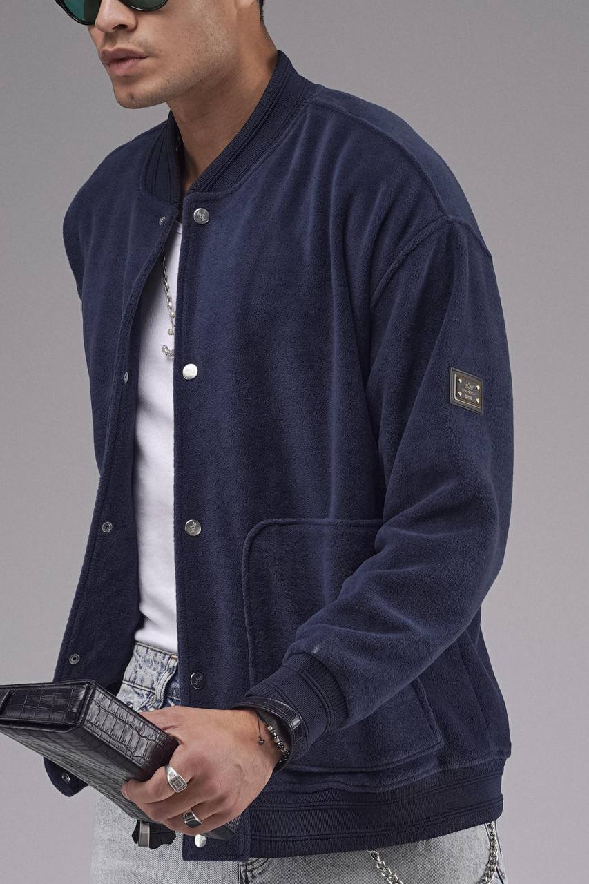 NuNu By King Lacivert Polar Erkek Kolej Mont