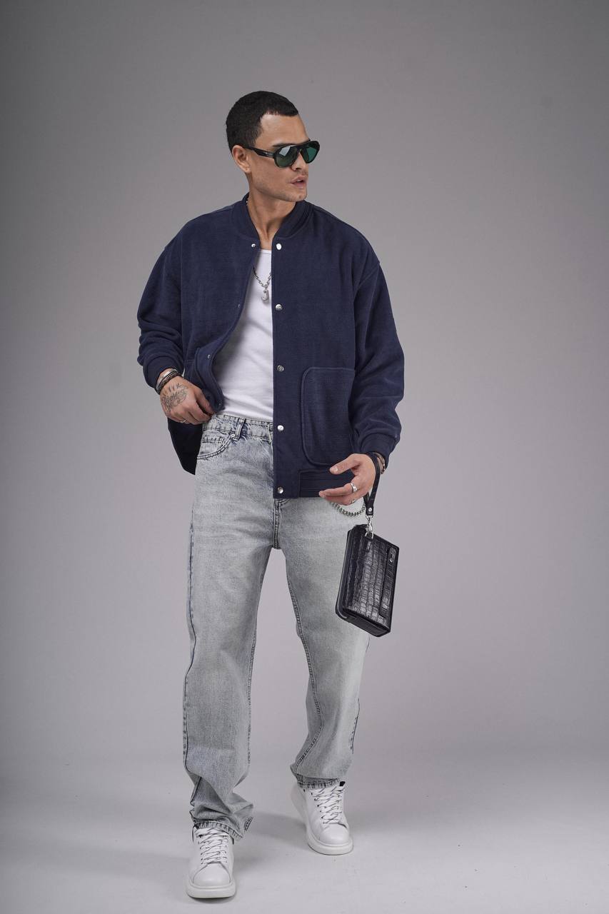 NuNu By King Lacivert Polar Erkek Kolej Mont