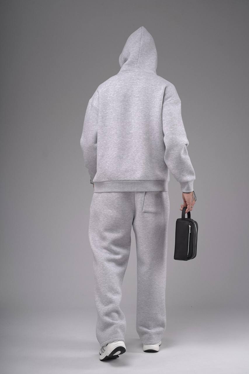 NuNu By King Oversize Gri Erkek Eşofman Takımı