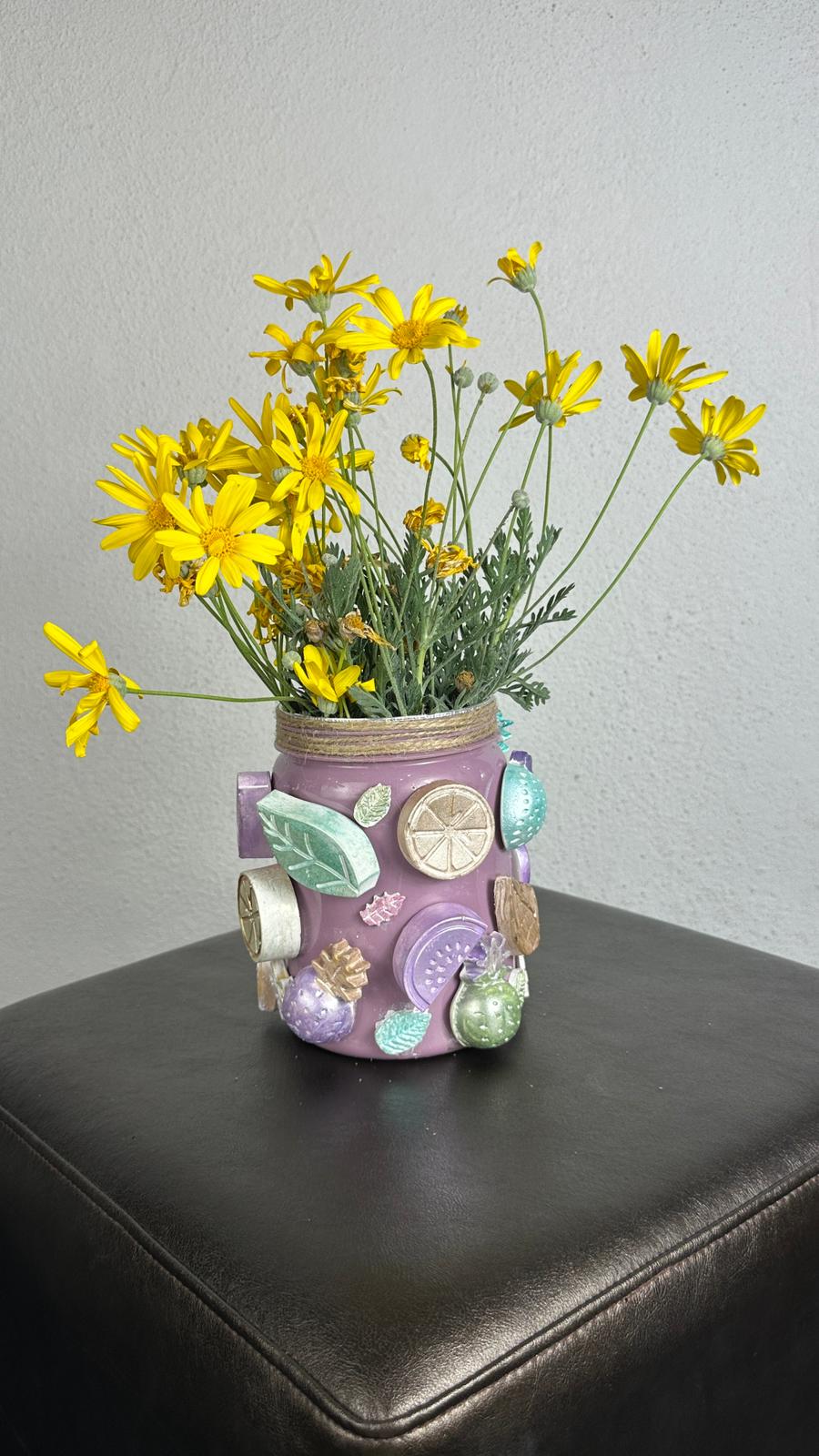 NuNu By Lavender Bloom Dekoratif Çiçek Vazosu Lila