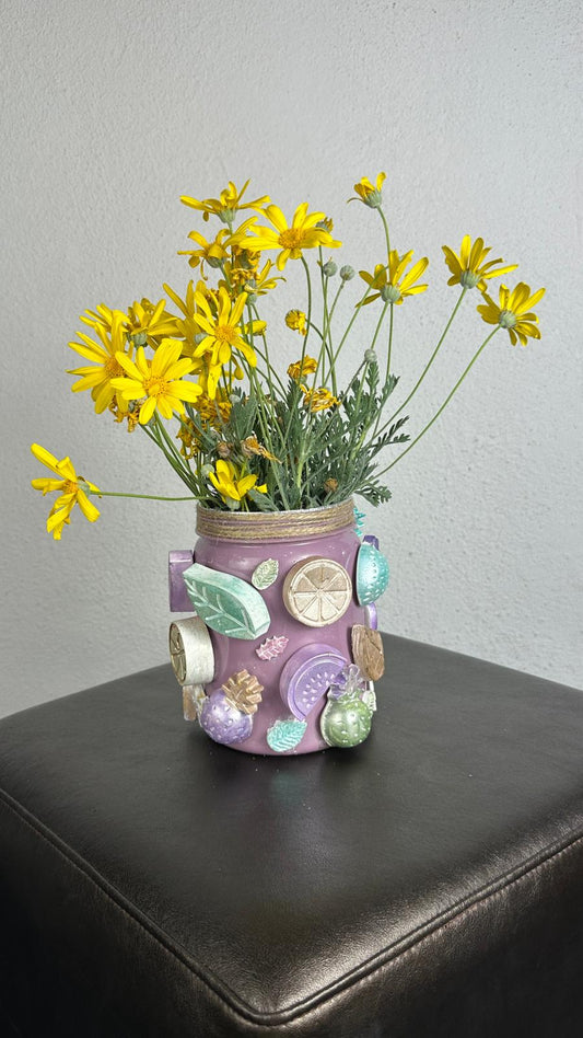 NuNu By Lavender Bloom Dekoratif Çiçek Vazosu Lila