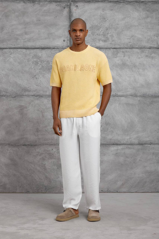 NuNu By Marc Oversize Sarı Erkek Triko