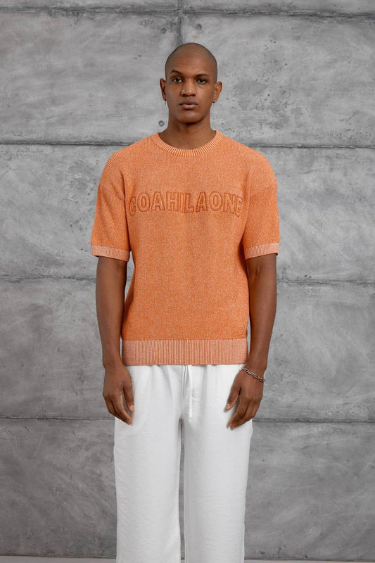 NuNu By Marc Oversize Turuncu Erkek Triko XL