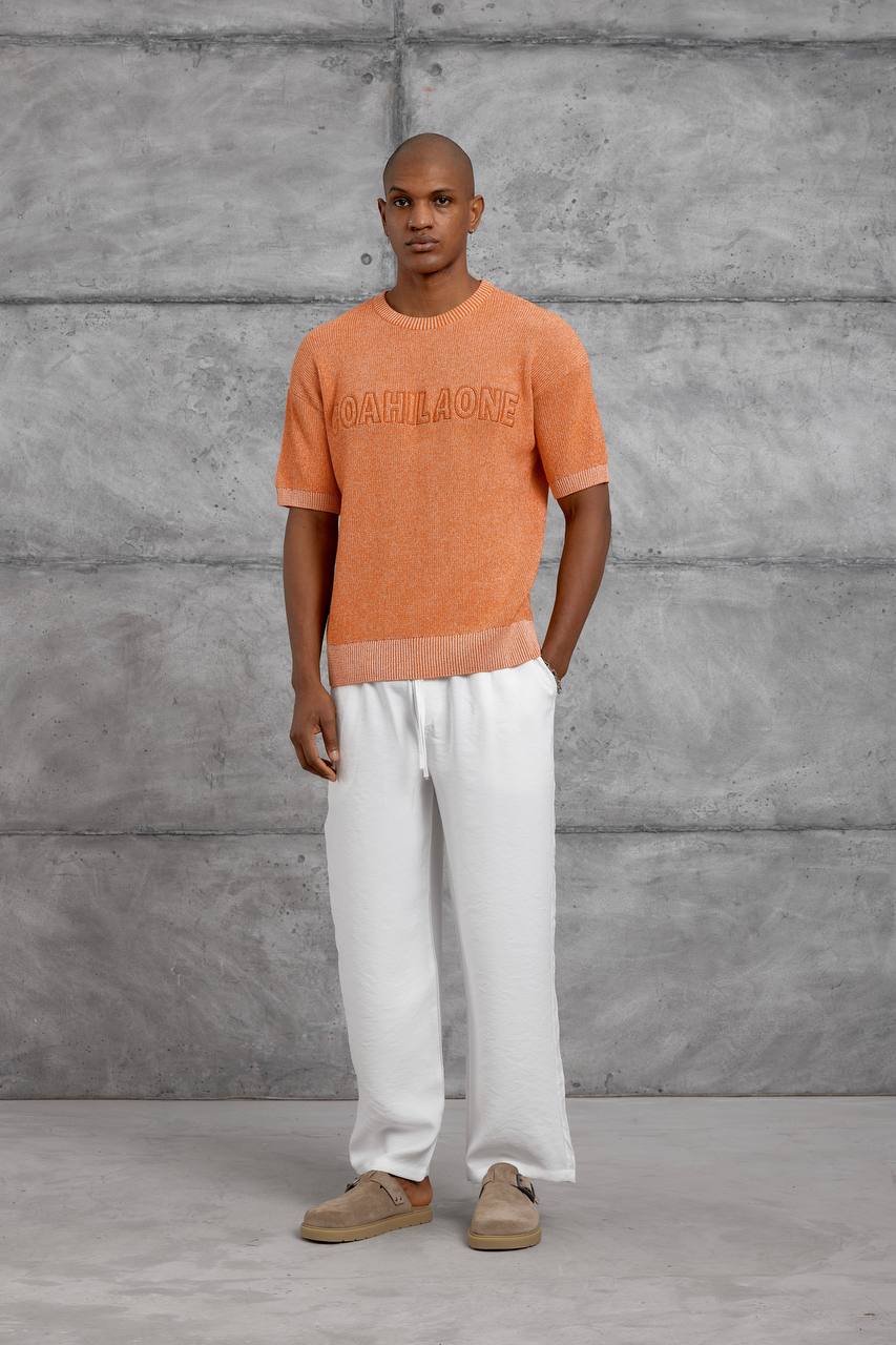 NuNu By Marc Oversize Turuncu Erkek Triko XL