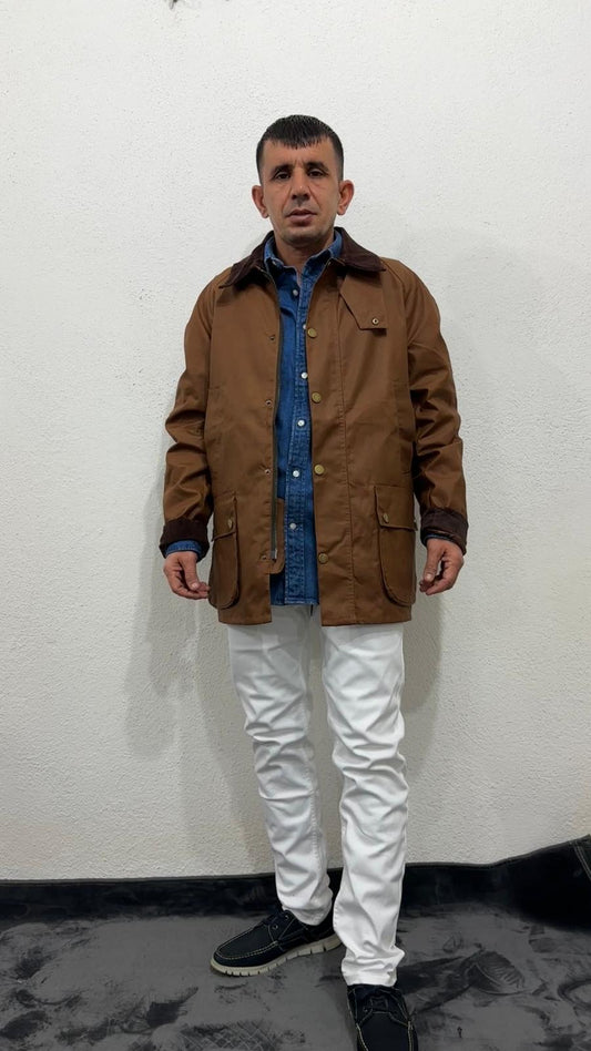 NuNu By Mumlu Görünümlü Erkek Taba Parka