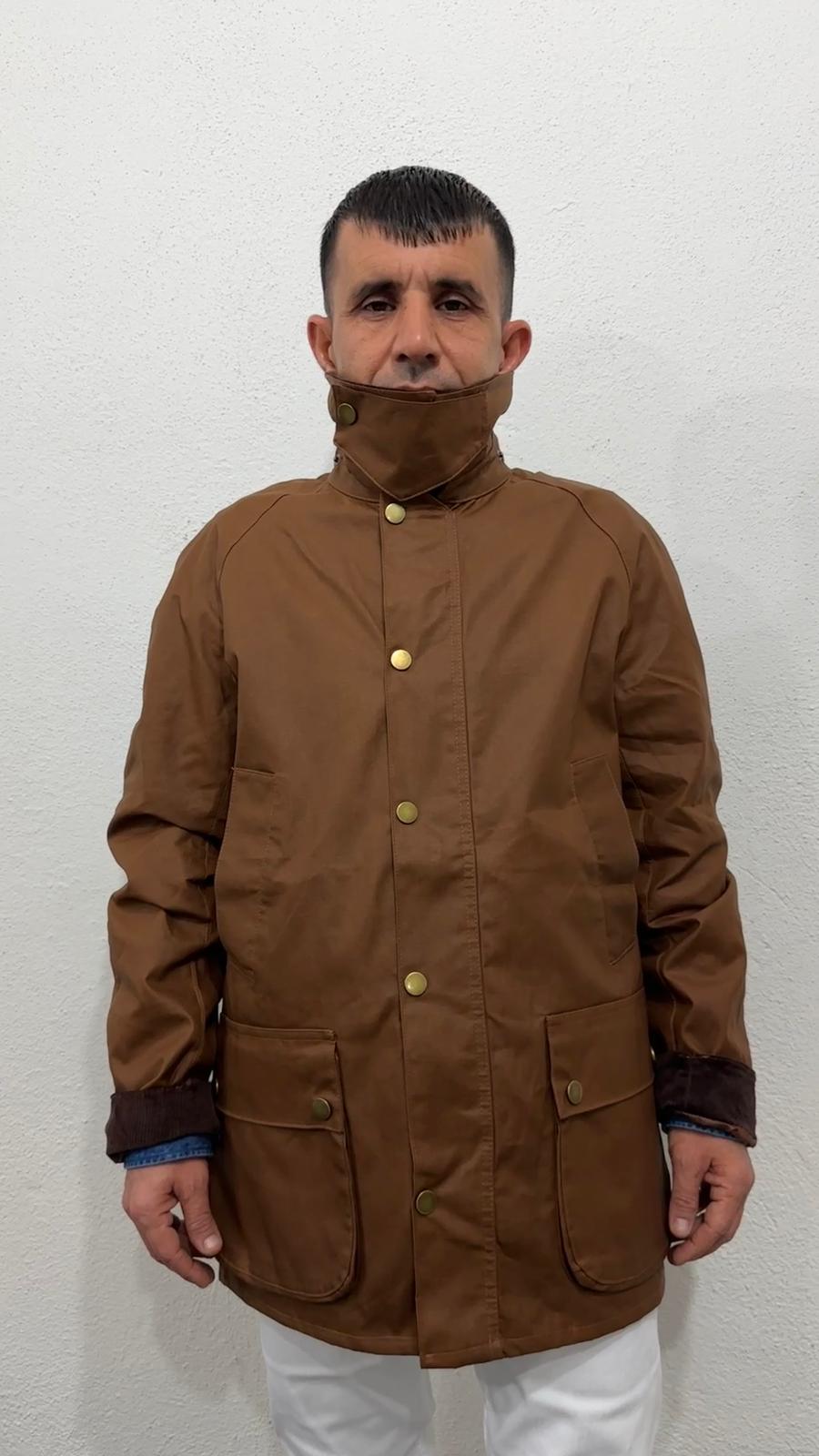 NuNu By Mumlu Görünümlü Erkek Taba Parka