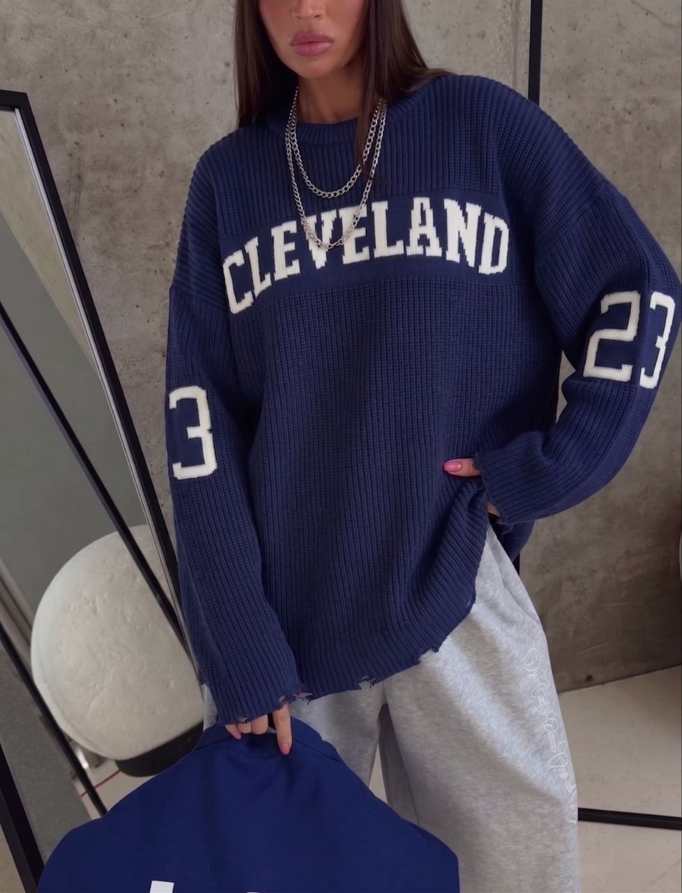 NuNu By QU Campus 23 Oversize Kadın Triko Kazak