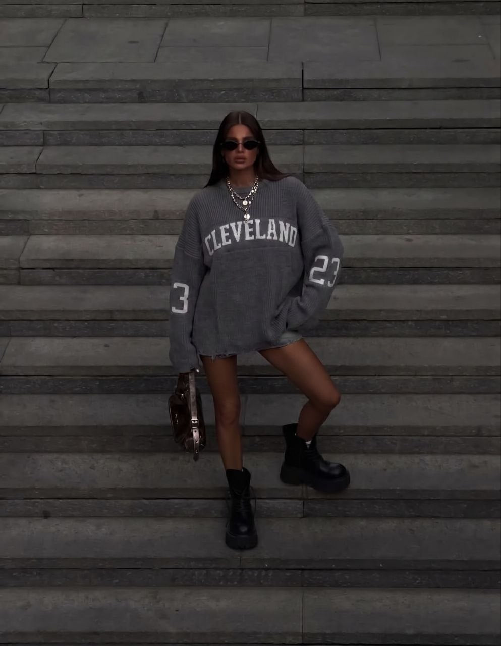 NuNu By QU Campus 23 Oversize Kadın Triko Kazak