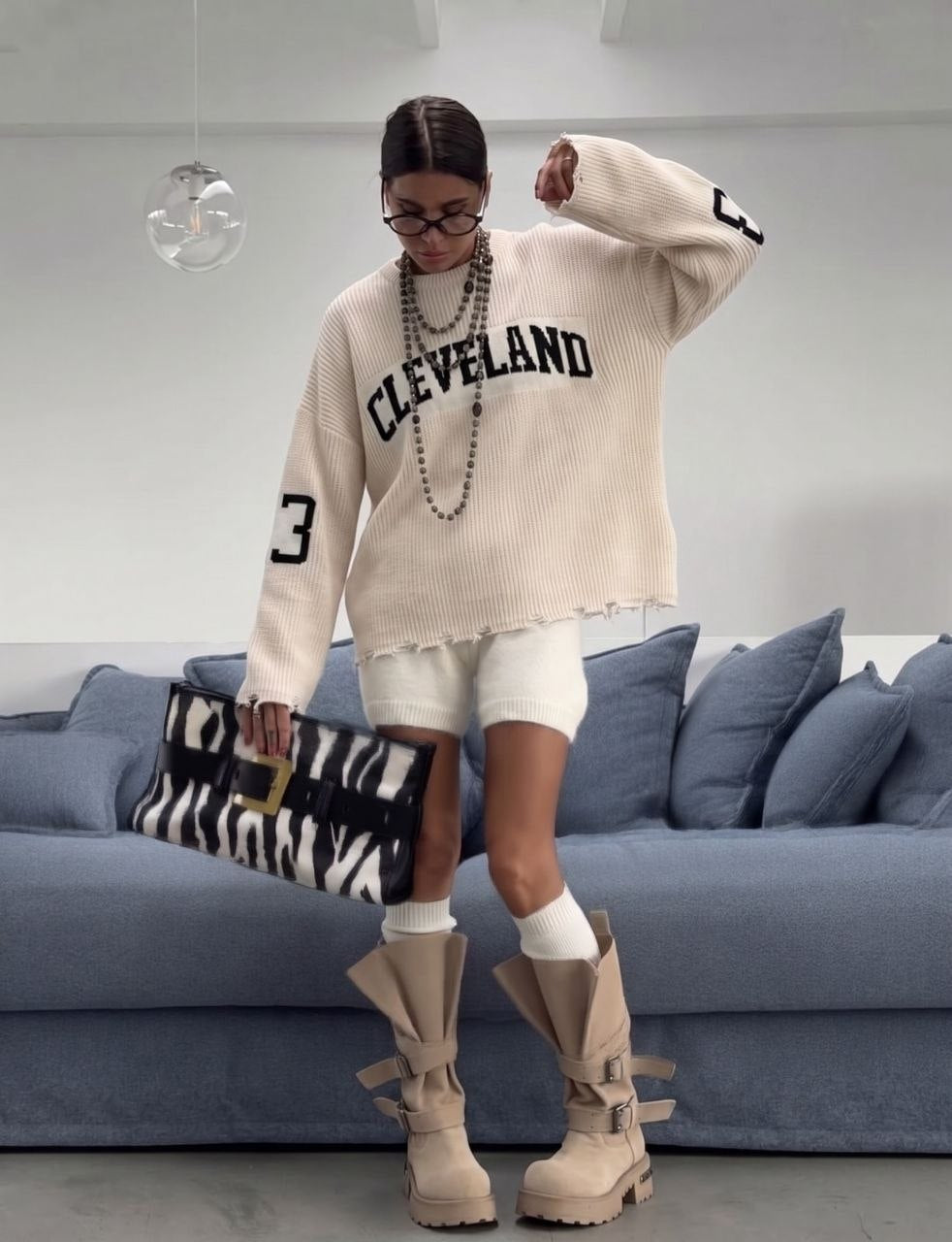 NuNu By QU Campus 23 Oversize Kadın Triko Kazak