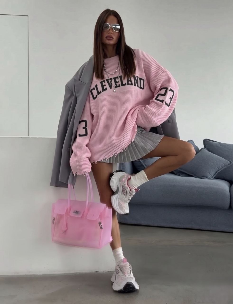 NuNu By QU Campus 23 Oversize Kadın Triko Kazak