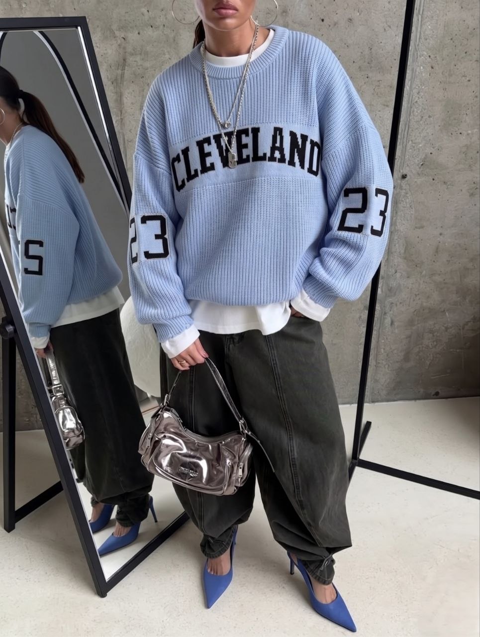 NuNu By QU Campus 23 Oversize Kadın Triko Kazak