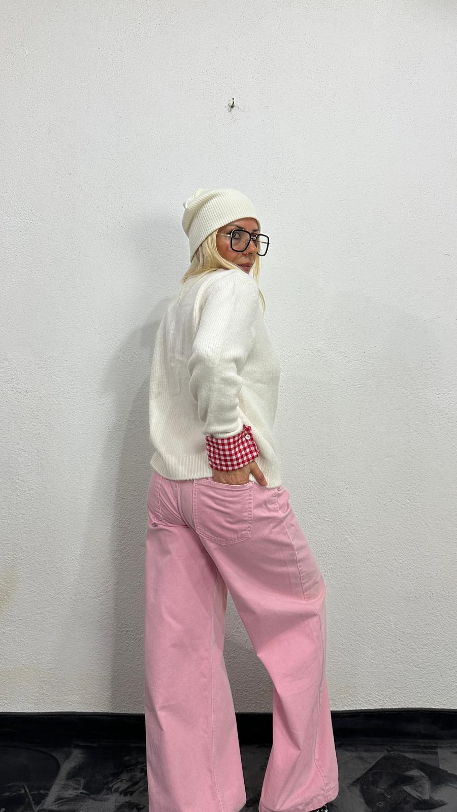 NuNu By QU Colette Pötikare Krem Triko Hırka