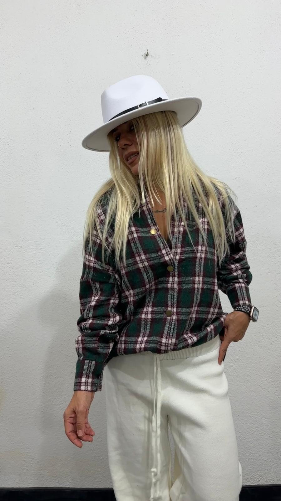 NuNu By Retro Zümrüt Yeşili Oversize Oduncu Gömlek