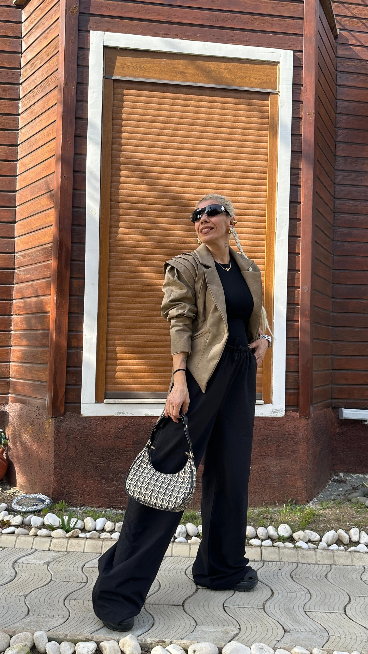 NuNu By Rustik Relax Fit Siyah Pantolon