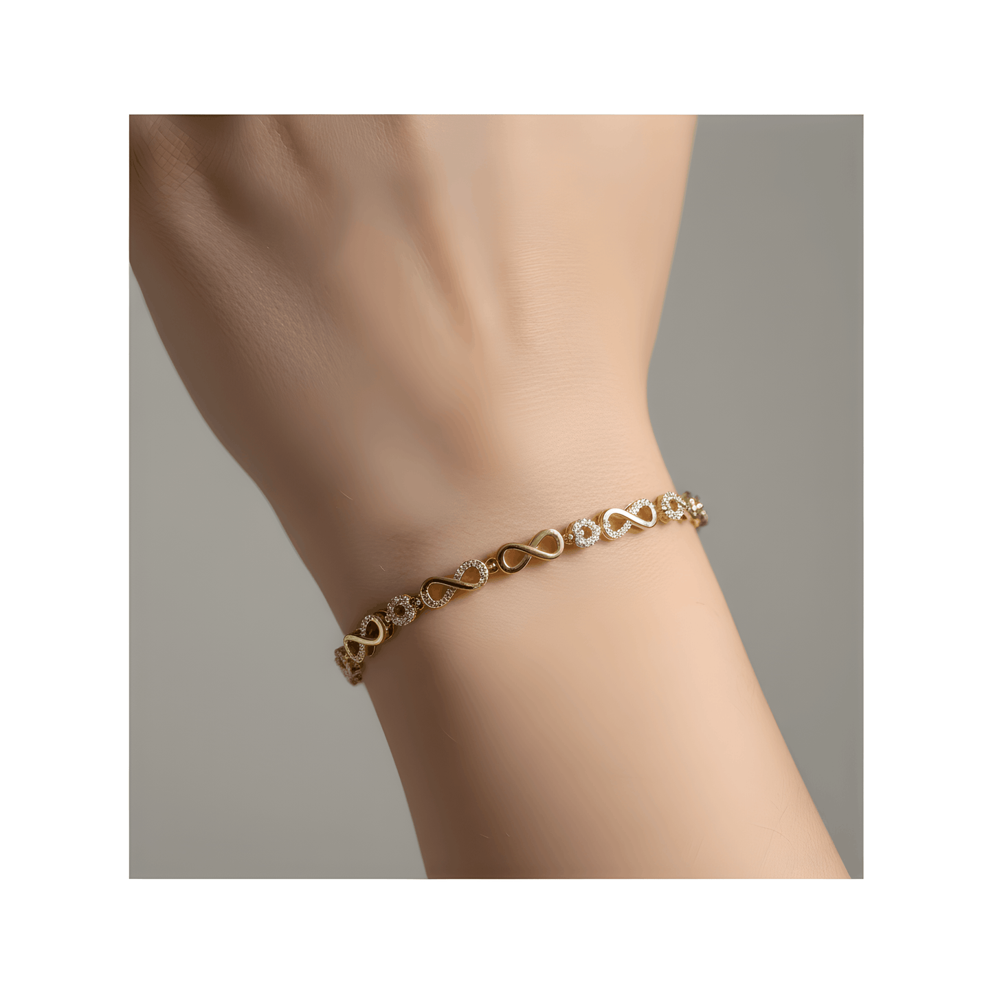 NuNu By Sıralı Sonsuzluk Xuping Bileklik Gold