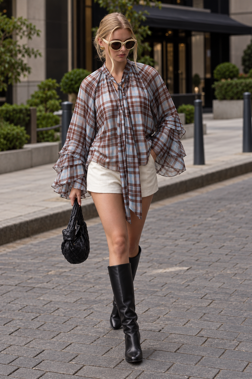 nunu-by-sky-plaid-mavi-firfirli-kadin-bluz-3