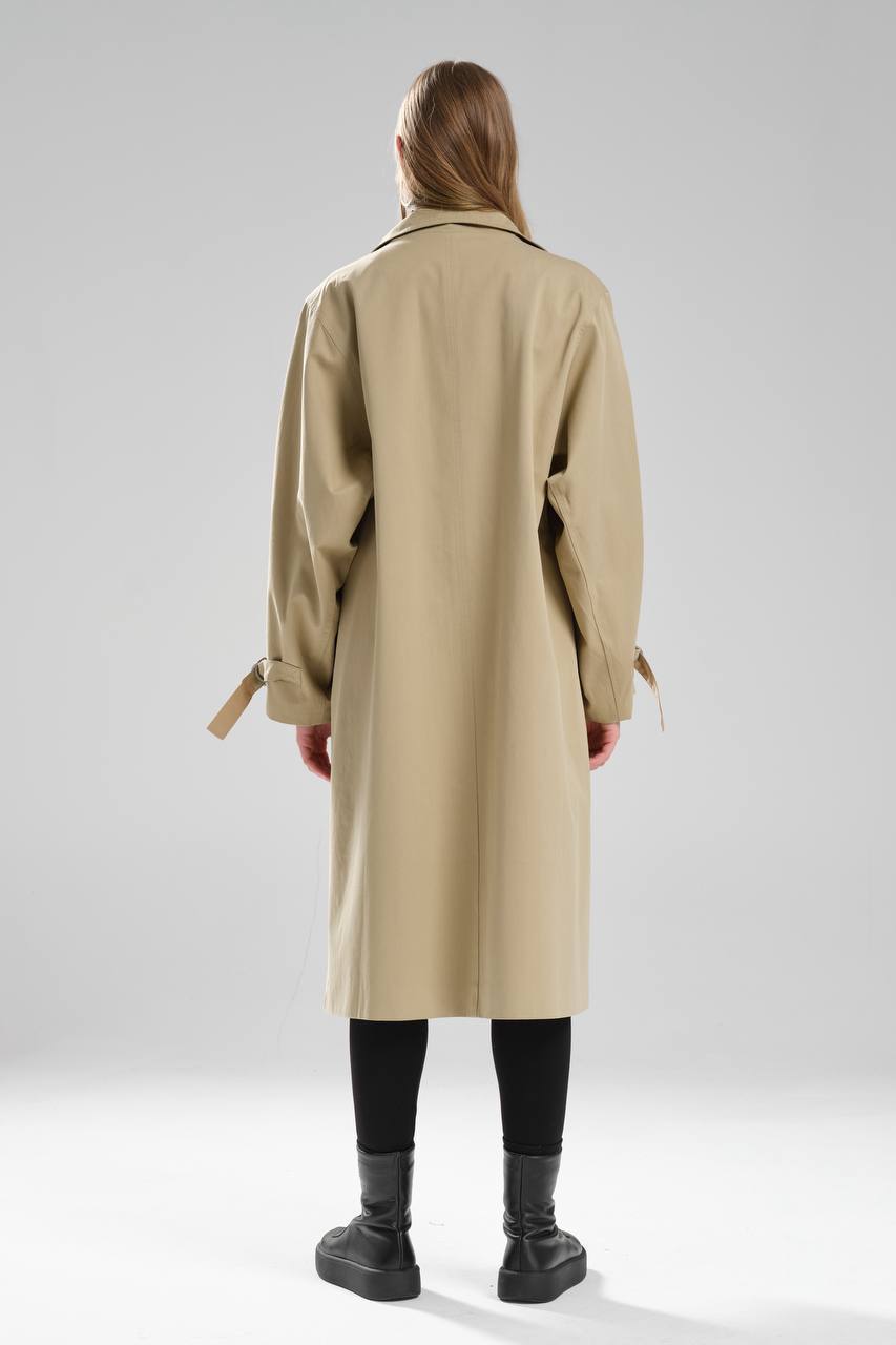 NuNu By TW Bej Kadın Trench Coat