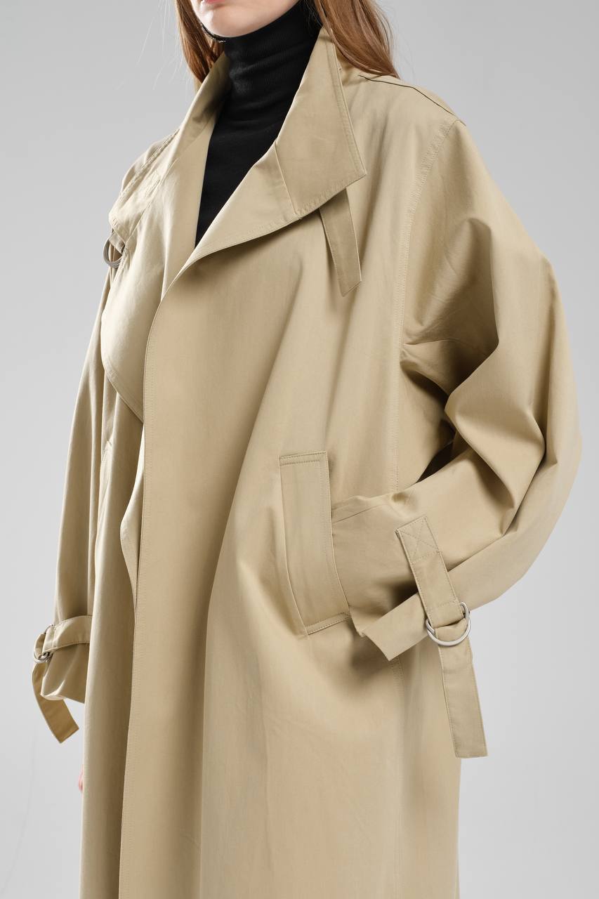NuNu By TW Bej Kadın Trench Coat