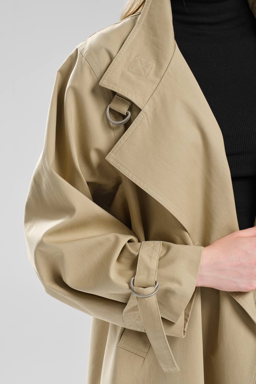 NuNu By TW Bej Kadın Trench Coat