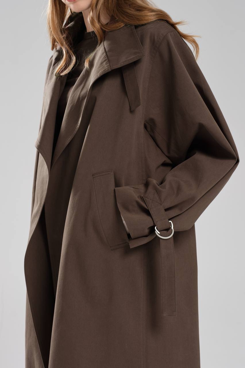 NuNu By TW Kahverengi Kadın Trench Coat