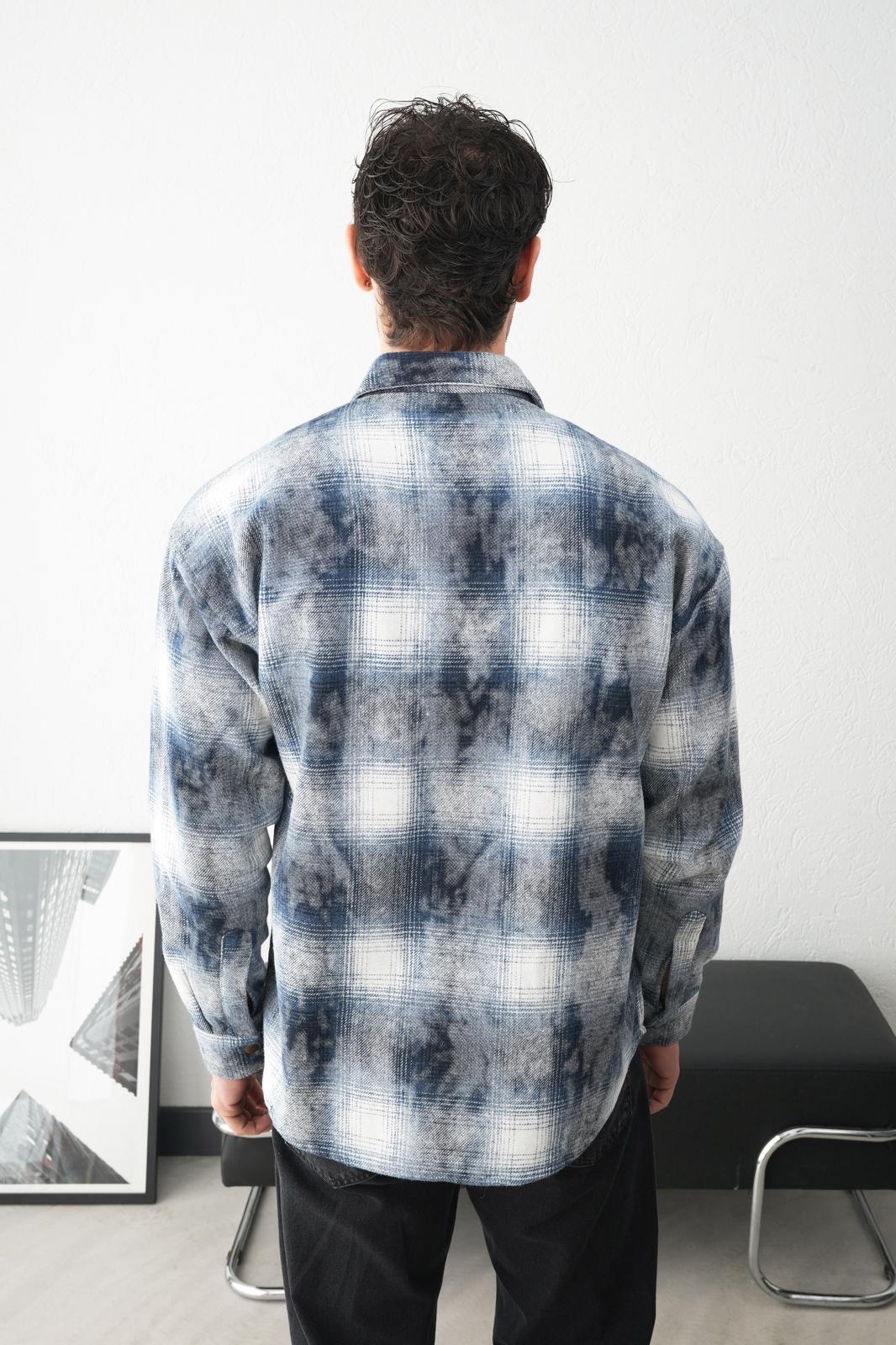 NuNu By Urban Buz Mavisi Erkek Oduncu Gömlek