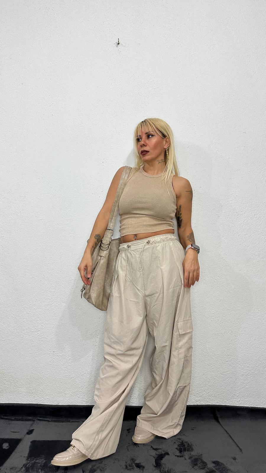 NuNu By Urban Wash Taba Fitilli Crop Atlet