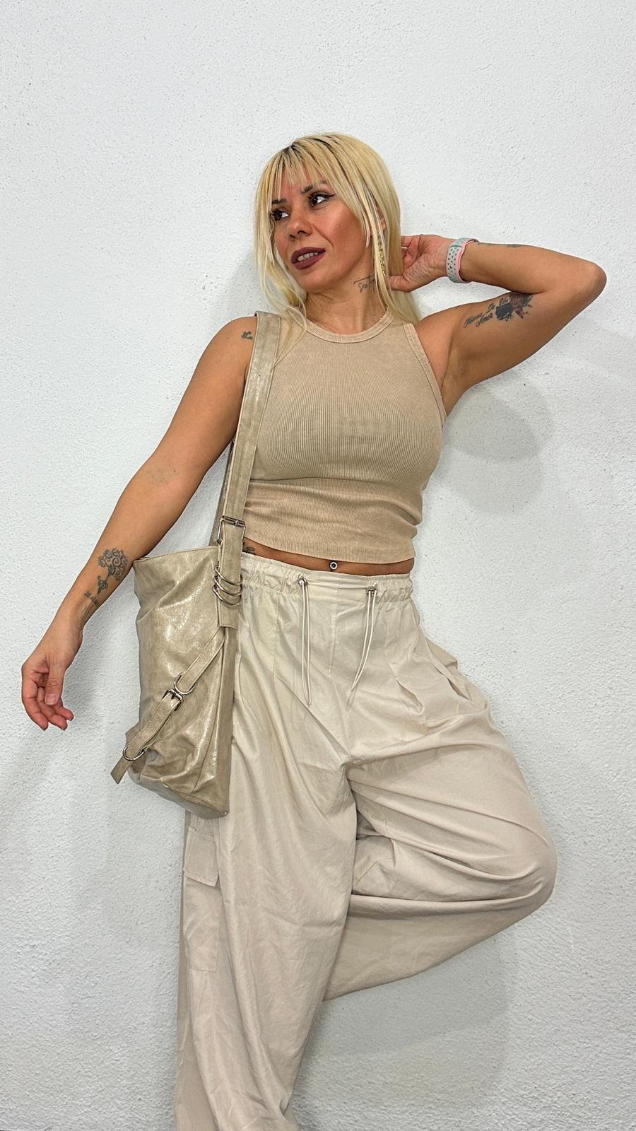 NuNu By Urban Wash Taba Fitilli Crop Atlet