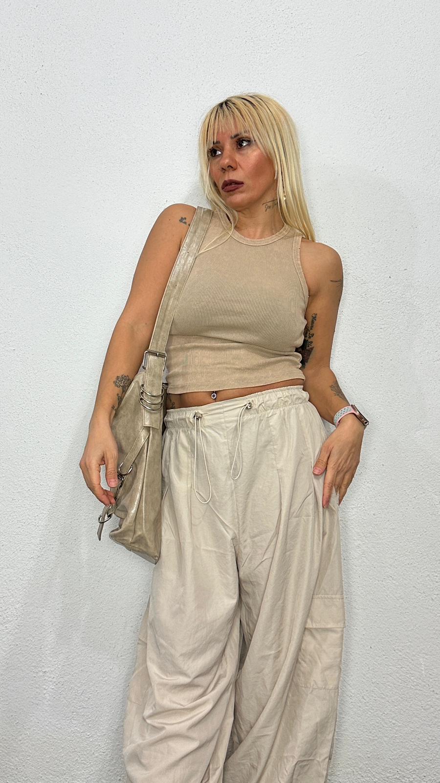 NuNu By Urban Wash Taba Fitilli Crop Atlet