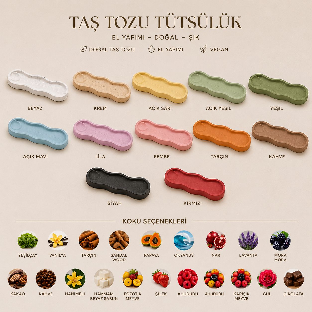 NuNu By Wave Stone Tütsülük Kül haznesi