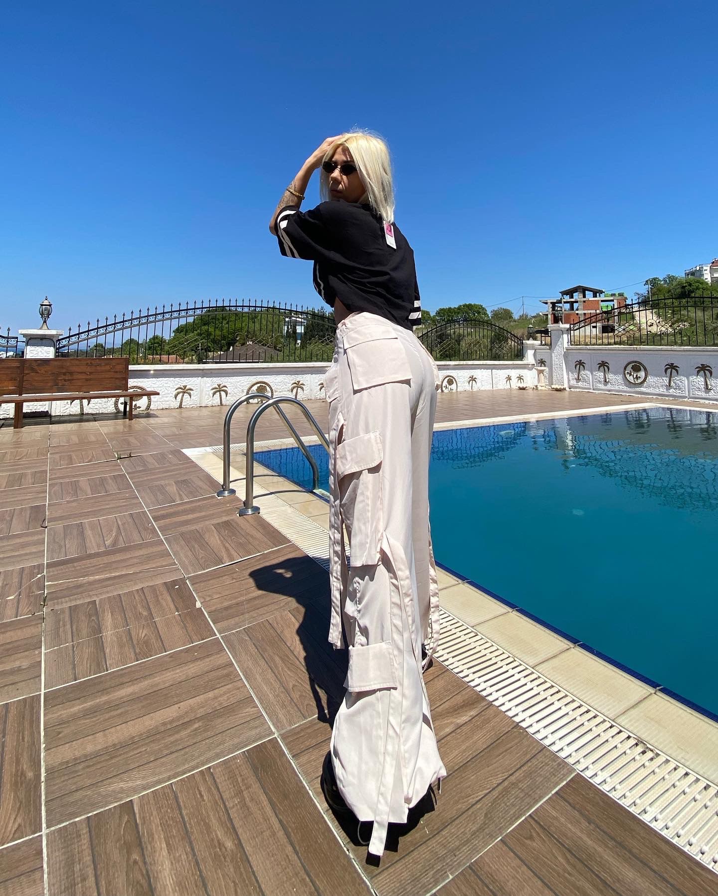 NuNu’S RiRi Oversize Kargo Kuşaklı Pantolon