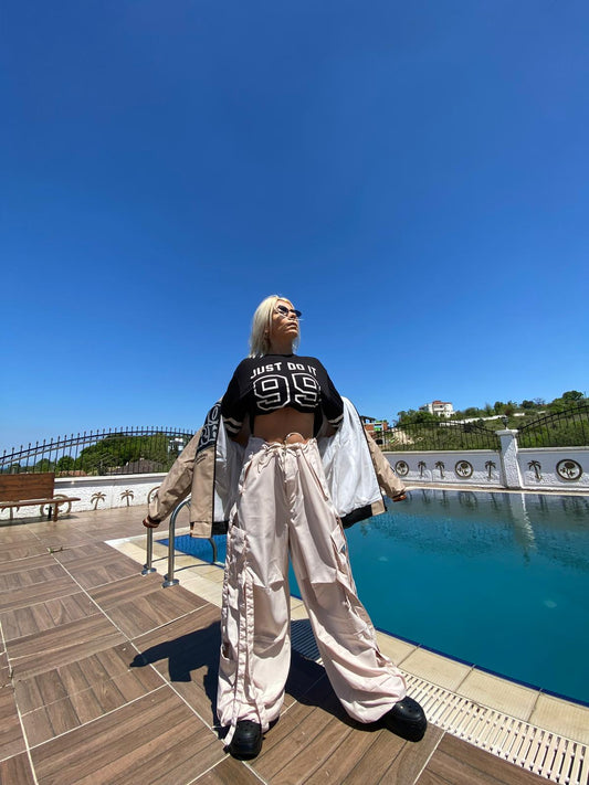 NuNu’S RiRi Oversize Kargo Kuşaklı Pantolon