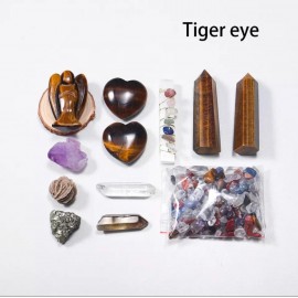 NuNu'S Light Meditasyon Tiger Eye Doğal Taş Özel Kutulu Set