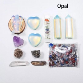 NuNu'S Light Meditasyon Opal Doğal Taş Özel Kutulu Set